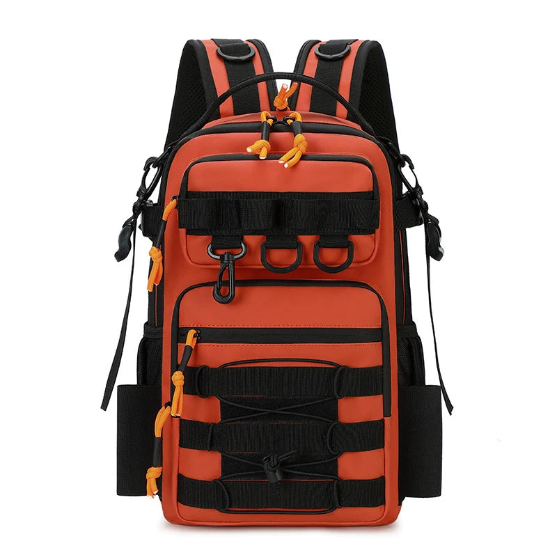 Fishing Lure Backpack with Rod Holder