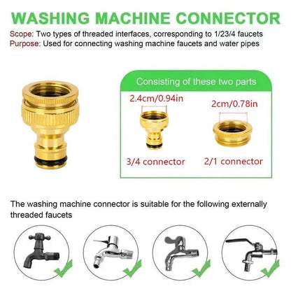 25FT-100FT Expandable Magic Hose High Pressure Car Wash Hose With Spray Gun Set Outdoor Watering Irrigation Tool Garden Hose