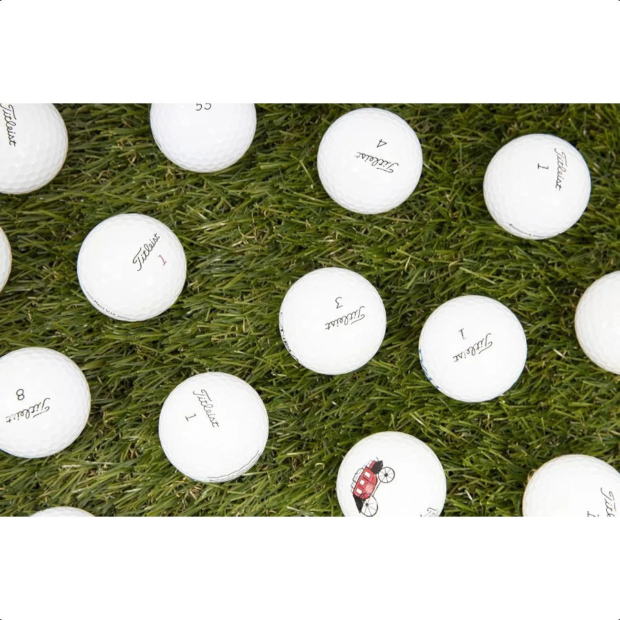 Clean Green Golf Balls Recycled and Used Titleist Pro V1