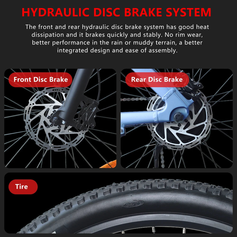 HUANCI Q5 electric bike 2000W 27.5 Inch