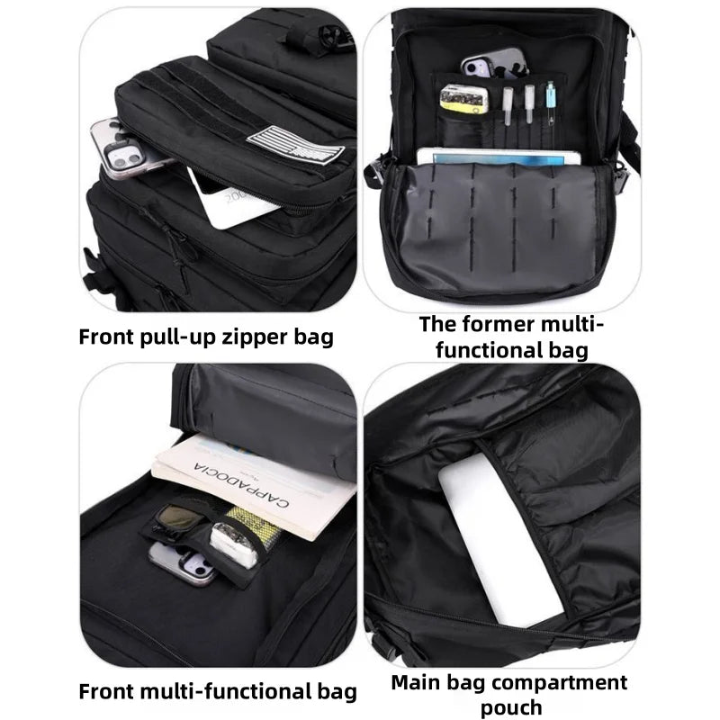 Outdoor Tactical Backpack Waterproof Sport Large Capacity