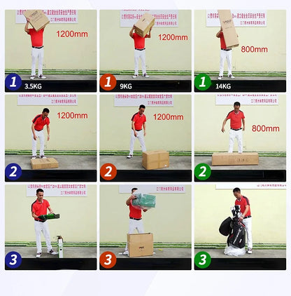 PGM High Capacity Golf Bag Four Wheel Waterproof Microfiber Leather