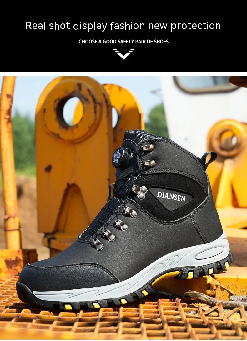 Men's Safety Steel Toe  Work Boots