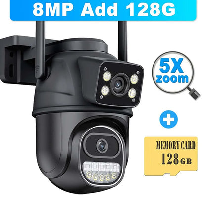 8K 16MP WiFi 10X Zoom  Motion Detection Surveillance Camera