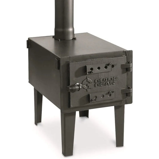Outdoor Wood Burning Stove, Portable with Chimney Pipe for Cooking