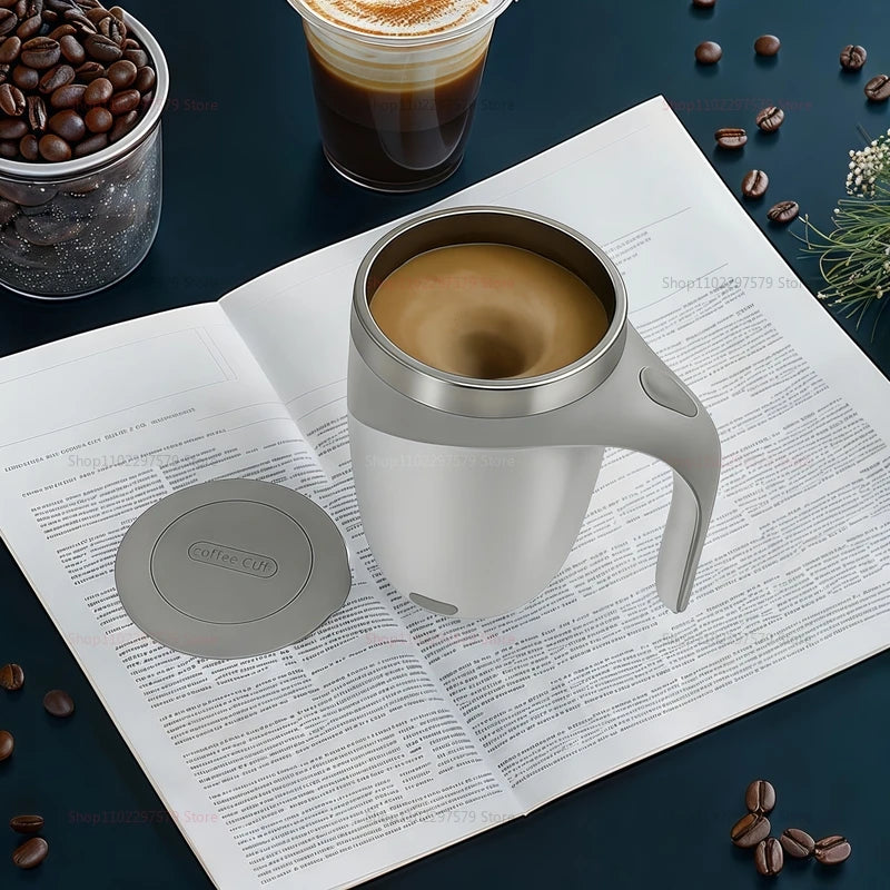 Corrosion-Resistant 304 Stainless Steel Electric Stirrer Rechargeable Mug