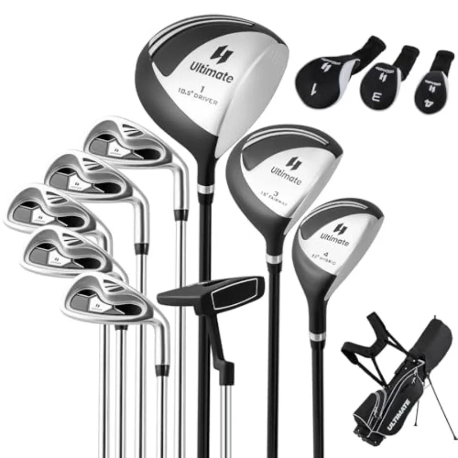 12 Piece Men's Complete Golf Clubs Set 460CC Driver