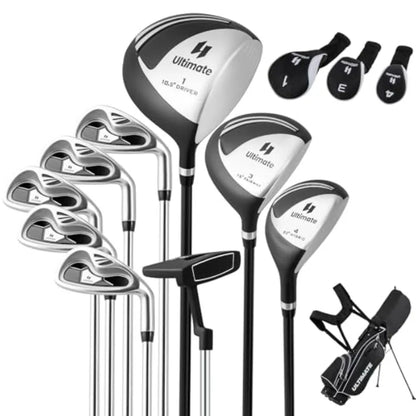 12 Piece Men's Complete Golf Clubs Set 460CC Driver