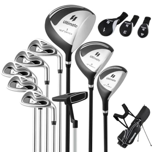 12 Piece Men's Complete Golf Clubs Set 460CC Driver