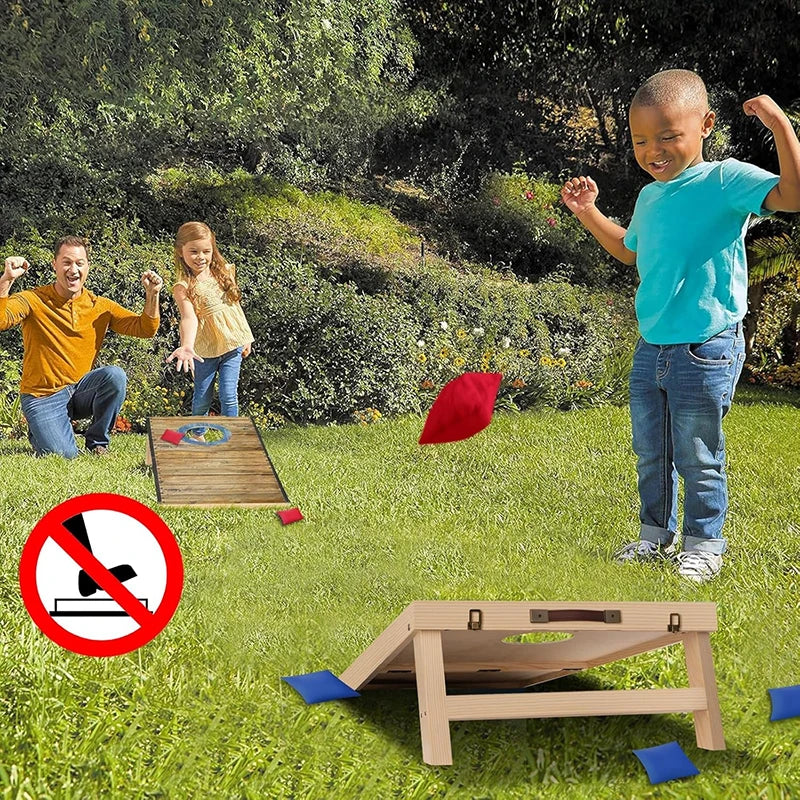 Cornhole Set Outdoor Game Carrying Case Foldable