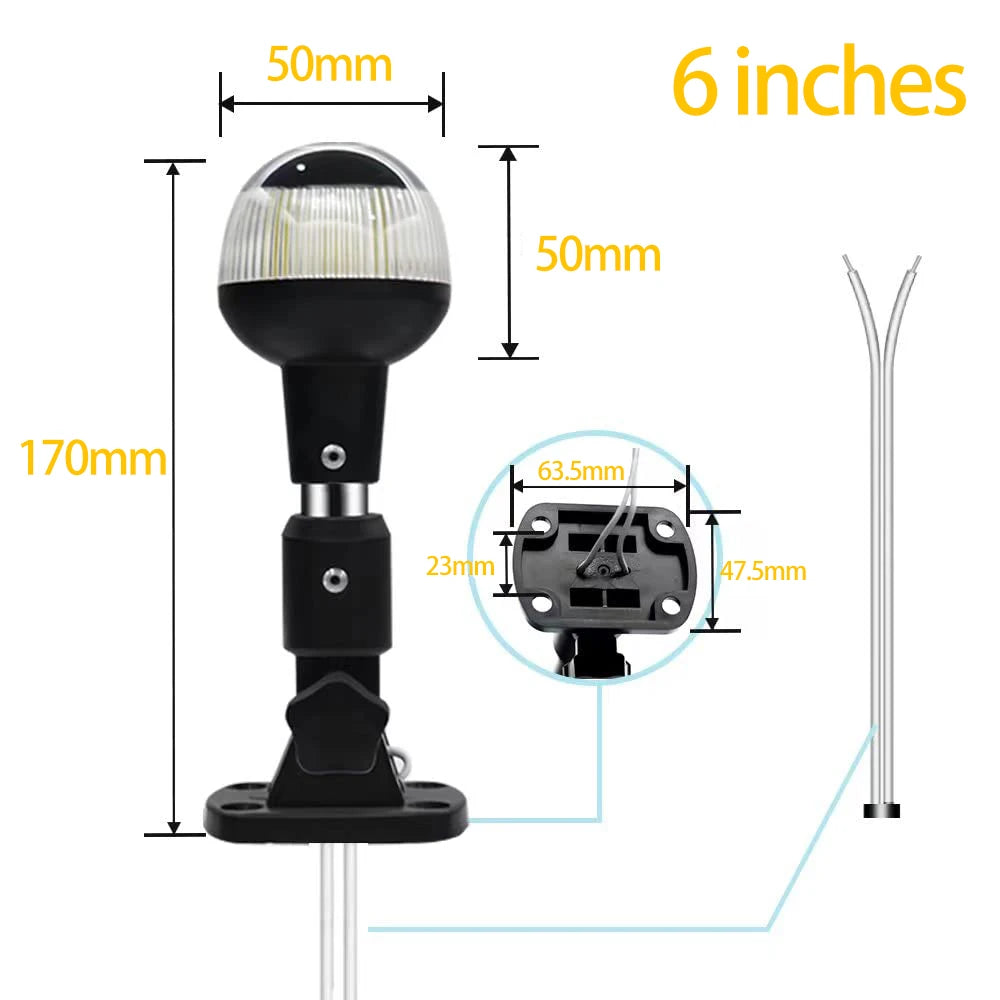 NEW Fold Down 360 Degree LED Anchor Light