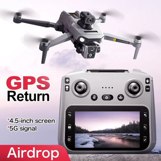 Large Screen Drone 4.5-Inch Screen 360° All-Round Laser