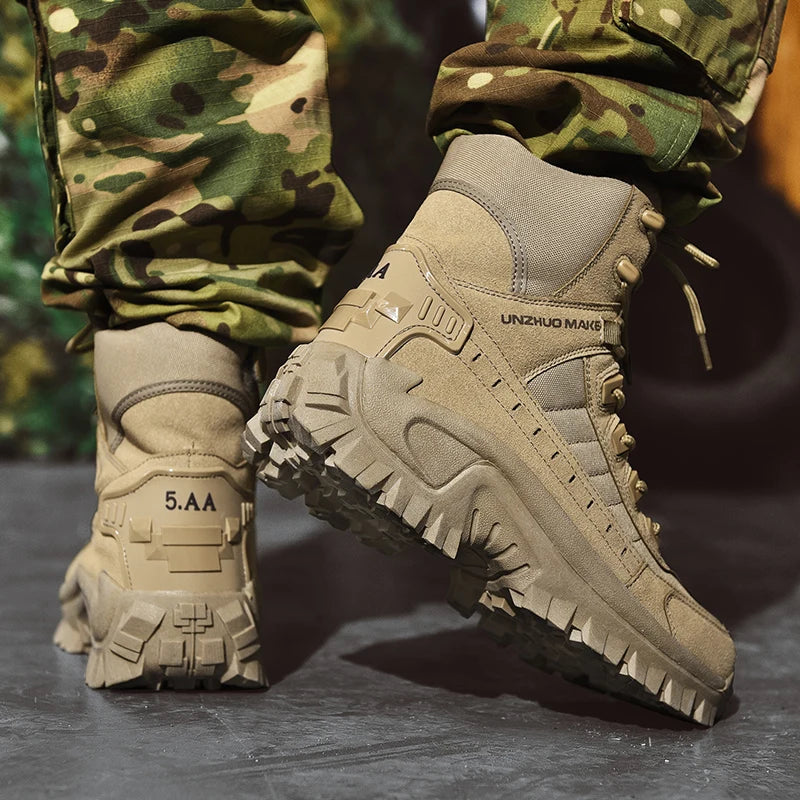 Men's Desert Combat  Non-slip Tactical Hiking Boots