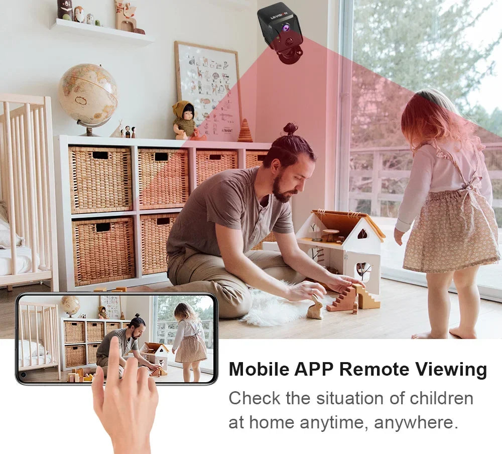 LS VISION 5MP 4G Sim Mini Camera