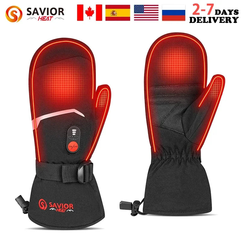 Savior Heat Rechargeable Heated Mittens