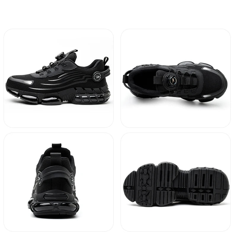 Soft sole comfortable anti-smash anti-puncture safety shoe