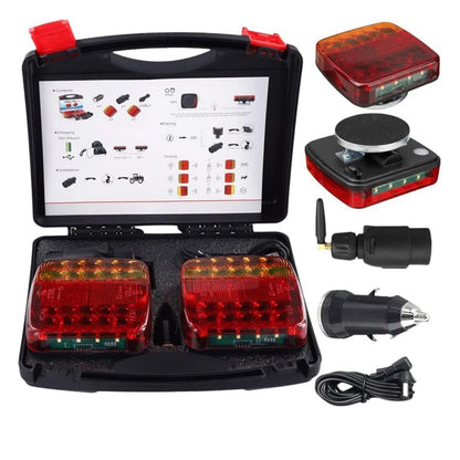 Magnetic Wireless LED Trailer Tail Light Rechargeable