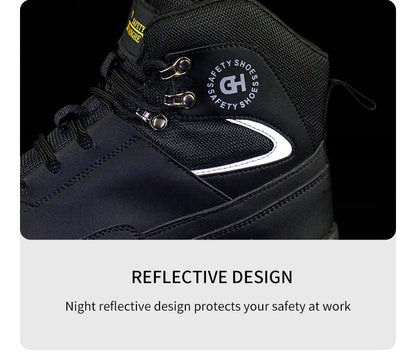 Men's Waterproof  Steel Toe Work Boots