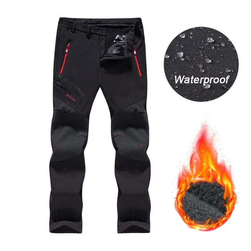 Men's Windproof Waterproof Skiing And Snowboarding Jacket and Pants Set