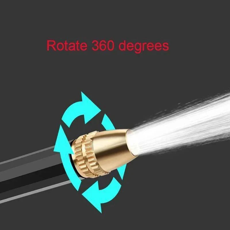 25FT-100FT Expandable Magic Hose High Pressure Car Wash Hose With Spray Gun Set Outdoor Watering Irrigation Tool Garden Hose