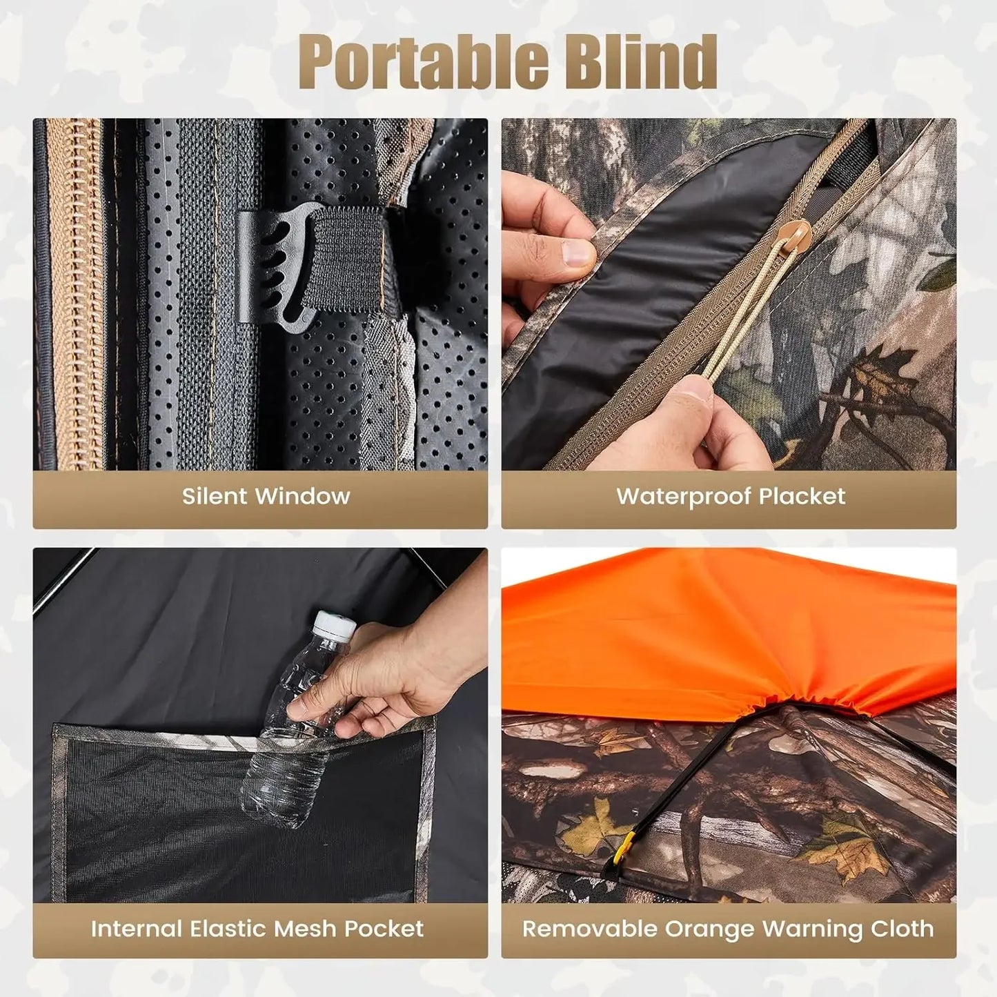 A—Hunting Blind  Ground Blind with Carry Bag