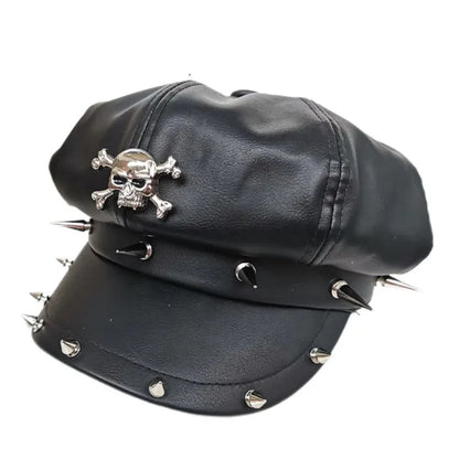 Trendy non mainstream men's and women's hats with rivets