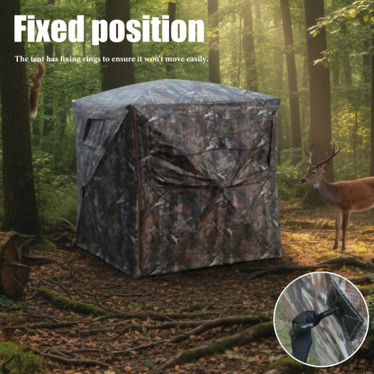 Camouflage Pop-Up Hunting Blind Easy Setup