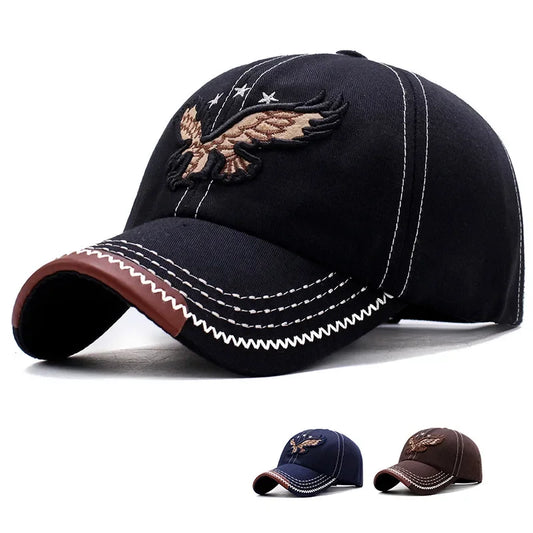 Baseball Cap Eagle Embossed