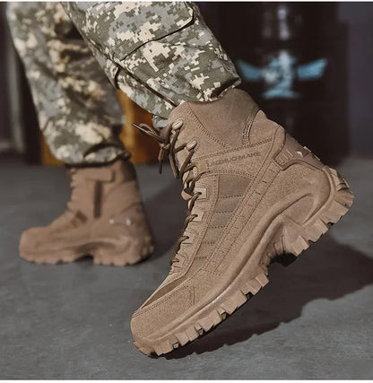 Men's High-top Desert Waterproof Tactical Boots
