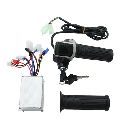 Electric Bike Motor Brushed Controller & Throttle Twist Grip