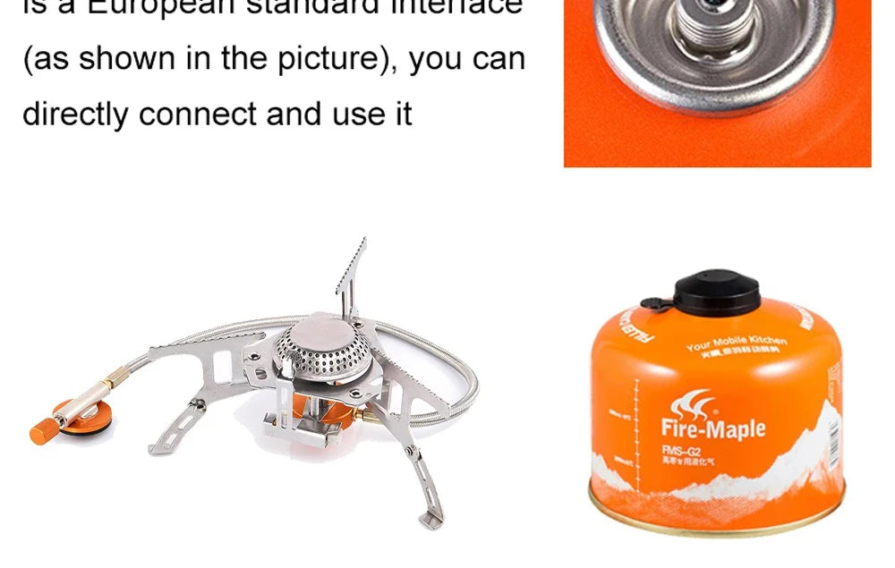 Camping Gas Stove  Backpacking Hiking Picnic 3500W