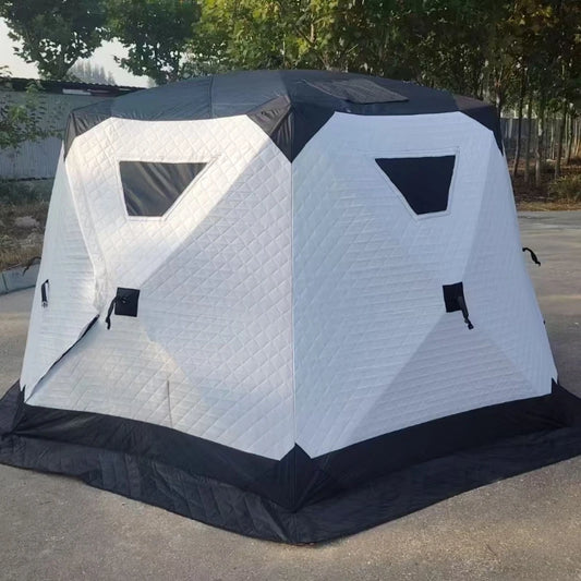 YOUSKY Winter Fishing Tent, Thickened Hexagonal Design, 3-4 Person,