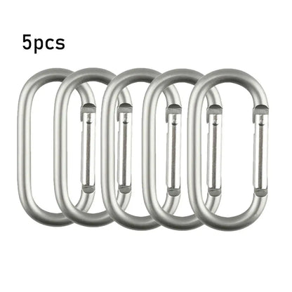 2pcs Alloy Aluminum Survival Gear Mountaineering Carabiner