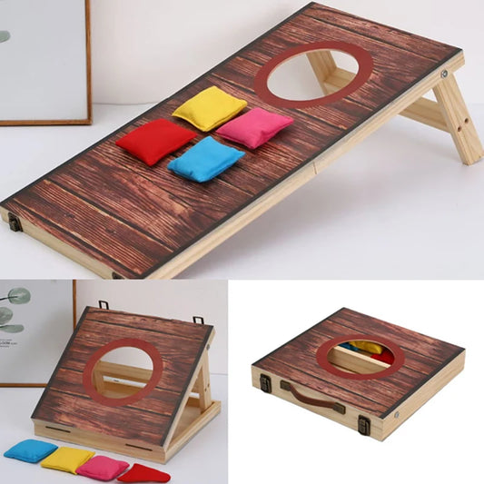 Cornhole Set Outdoor Game Carrying Case Foldable