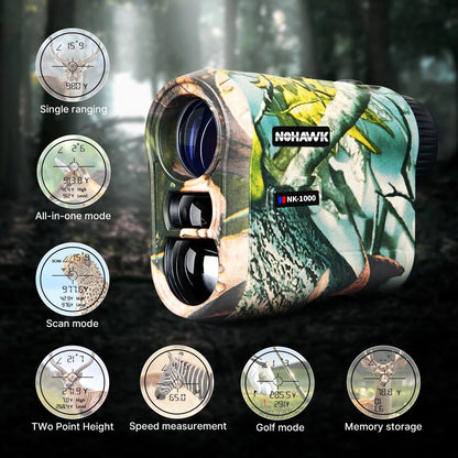 Nohawk Hunting Rangefinder 1000M Multifunction