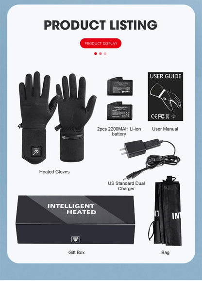 Savior Electric Heated Glove Liners for Men Women Rechargeable