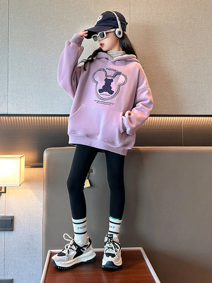 Girl hoodie Fashion Trends Cartoon printed