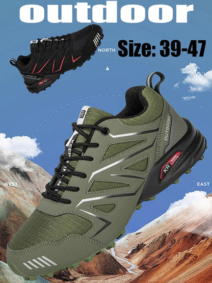 Men's Outdoor Waterproof Leather Hiking Shoes