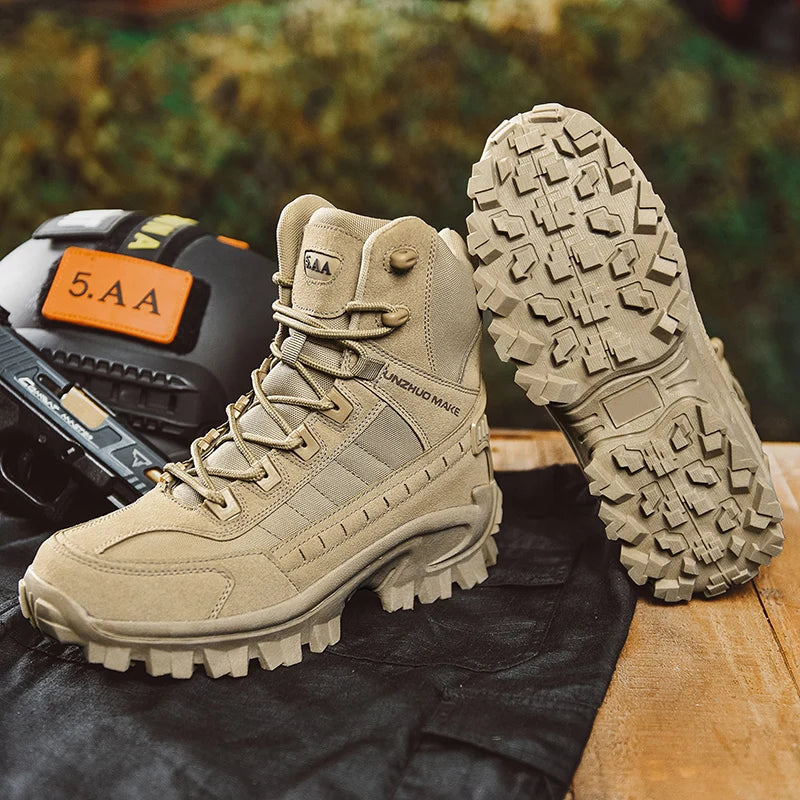 Men's Desert Combat  Non-slip Tactical Hiking Boots