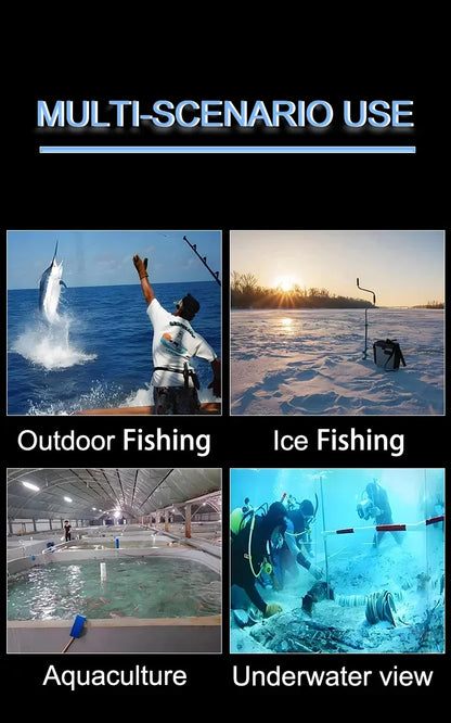 4K Camera Kit  5'' HD Display Underwater Fishing Camera