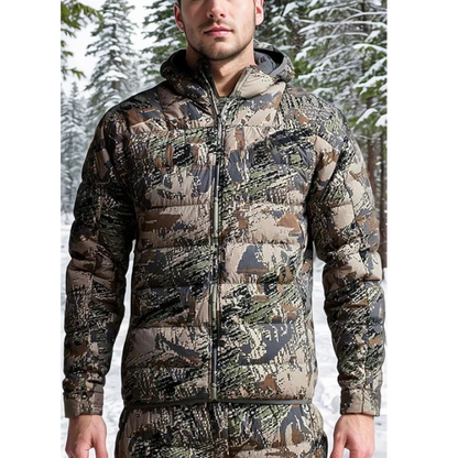 Men's Kelvin Light down winter camo jacket