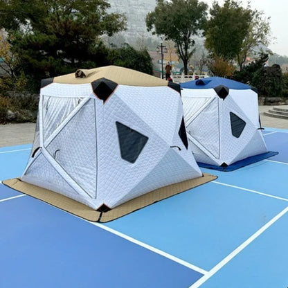 Outdoor Ice Fishing Tent Warm Windproof Stable Automatic Opening