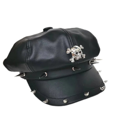 Trendy non mainstream men's and women's hats with rivets