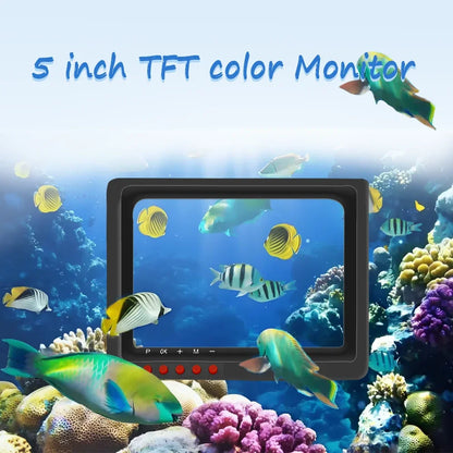 4K Camera Kit  5'' HD Display Underwater Fishing Camera