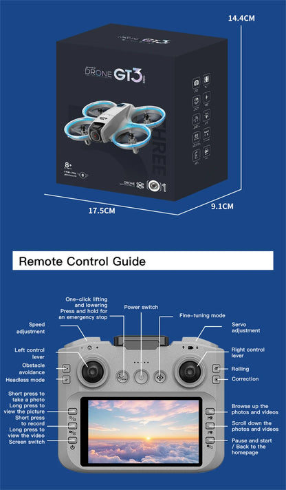 GT3 MAX New 8K 5G GPS Professional HD Drone