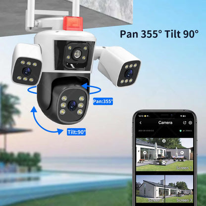 8K 16MP WiFi 10X Zoom  Motion Detection Surveillance Camera