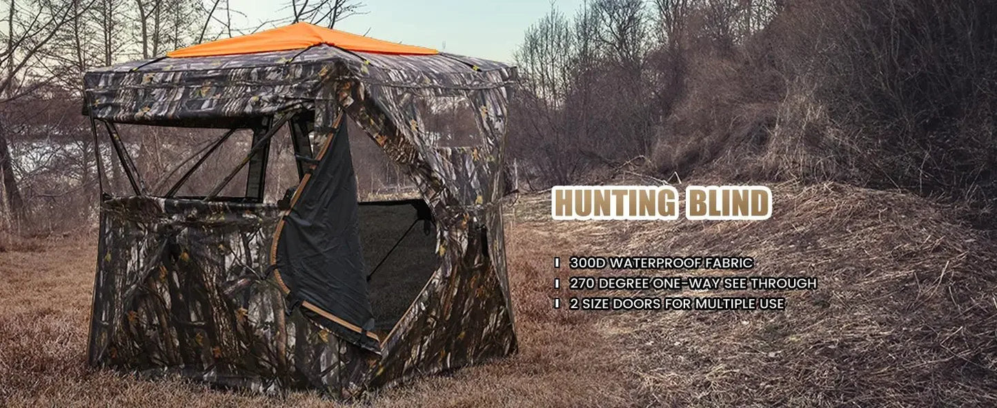 A—Hunting Blind  Ground Blind with Carry Bag