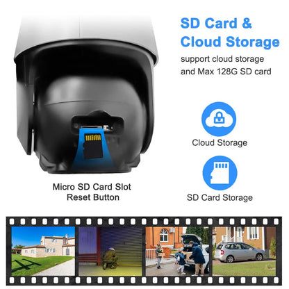 12MP 6K Outdoor WIFI CCTV 8MP Surveillance Cam