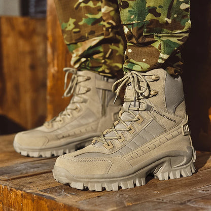 Men's Desert Combat  Non-slip Tactical Hiking Boots
