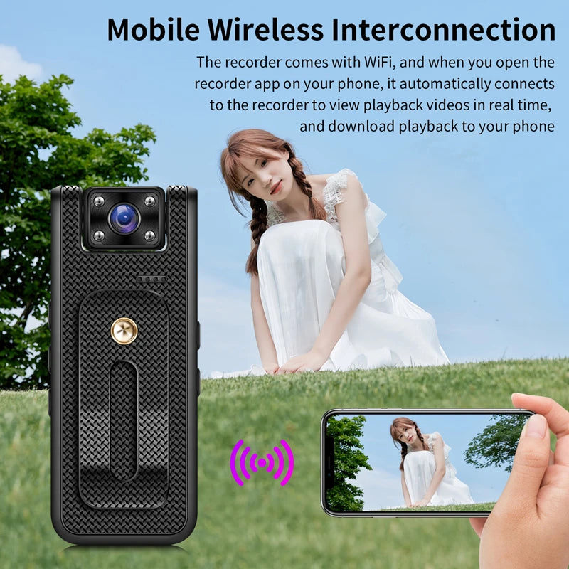 Xiaomi Smart Bodycam HD Wifi Infrared Night Vision